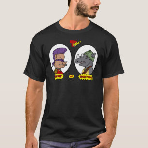 Camiseta esencial de Bebop y Rocksteady