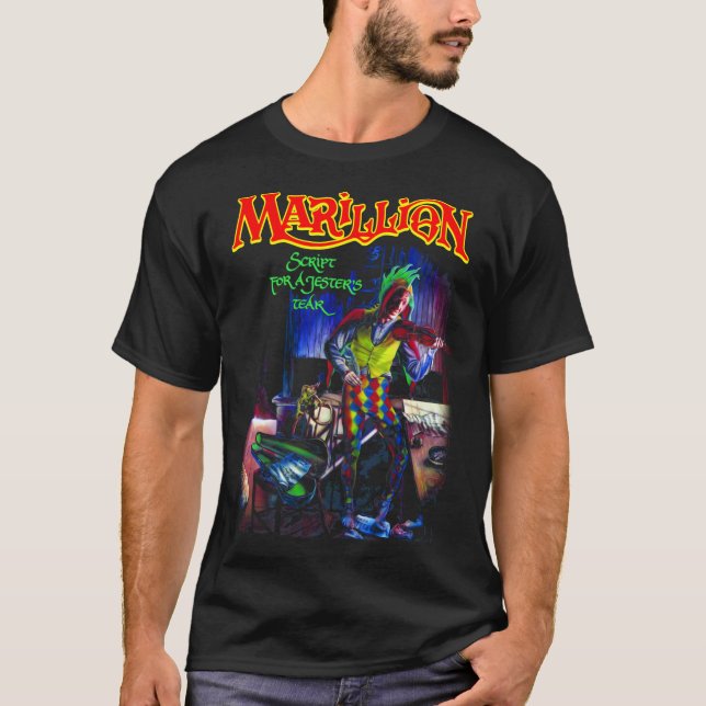 camiseta esencial de brithis rock MARILLION (Anverso)