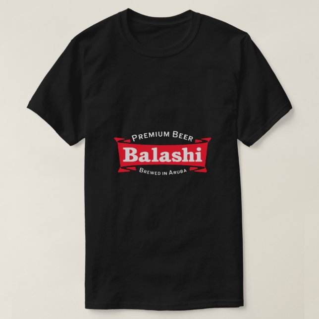Camiseta Esencial de cerveza Balashi Premium (Diseño del anverso)