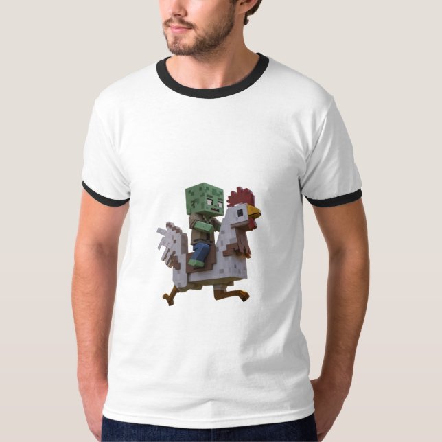 Camiseta esencial de Chicken Jockey (Anverso)