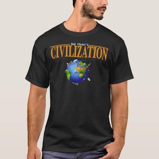 Camiseta esencial de civilización (Sid Meiers) (Anverso)