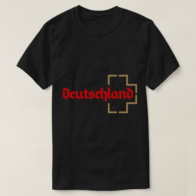camiseta esencial de deutschland-ramstein (Diseño del anverso)