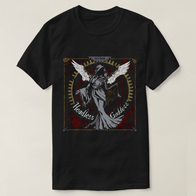 Camiseta esencial de diosa sin cabeza nemófila (Diseño del anverso)