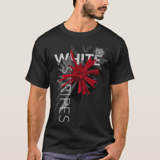 Camiseta esencial de franjas blancas