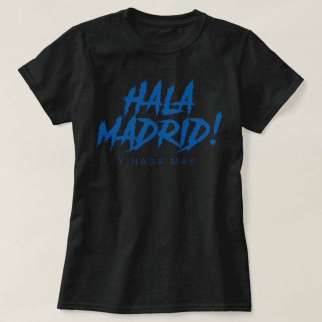 Camiseta esencial de Hala Madrid (Diseño del anverso)