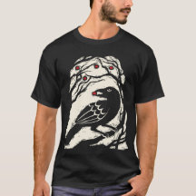 Esencial de impresión de aves de Berries en otoño