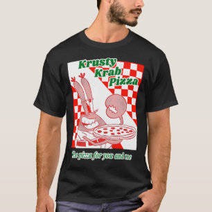 Camiseta esencial de Krusty Krab Pizza