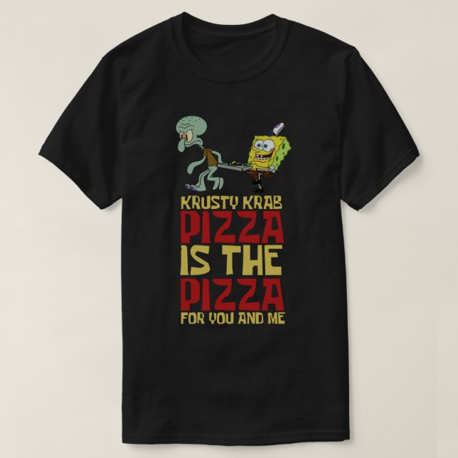 Camiseta esencial de Krusty Krab Pizza (Diseño del anverso)