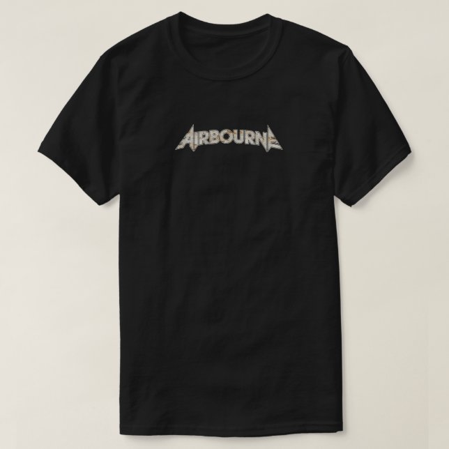 Camiseta esencial de la banda Airbourne asombrosa (Diseño del anverso)