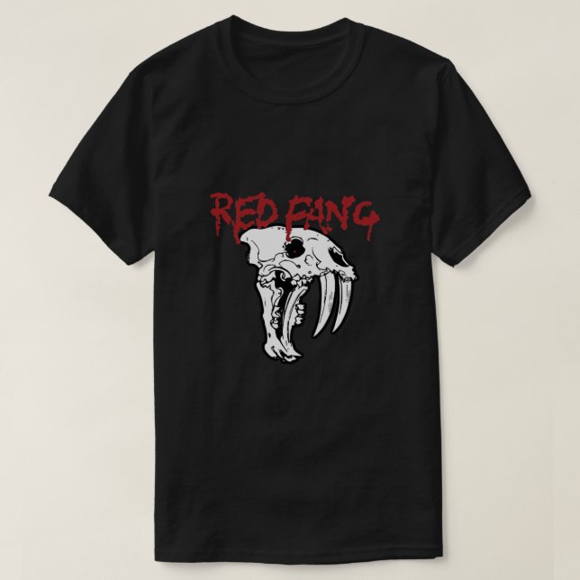 camiseta esencial de la camiseta roja fang T-Shirt (Diseño del anverso)