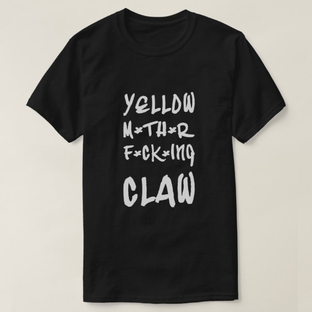 Camiseta Esencial de la capa amarilla (Diseño del anverso)