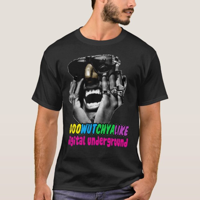 Camiseta Esencial de la Digital Underground-DOOWUTCHYALIKE  (Anverso)