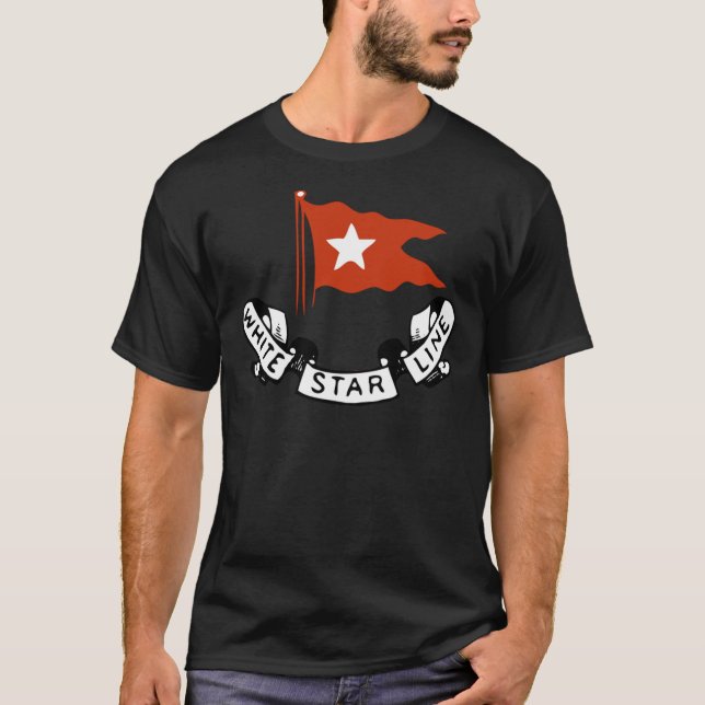 Camiseta esencial de la Línea Estrella Blanca (Tit (Anverso)