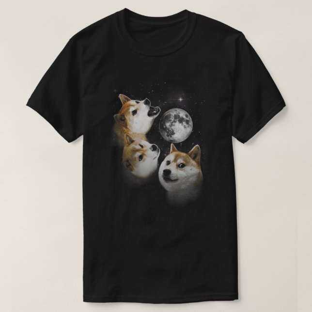 Camiseta Esencial de la luna de tres doges (Diseño del anverso)
