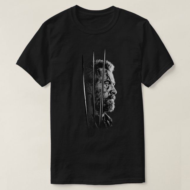 Camiseta esencial de Logan Faded Bust (Diseño del anverso)
