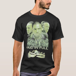 camiseta esencial de pago completo y verde