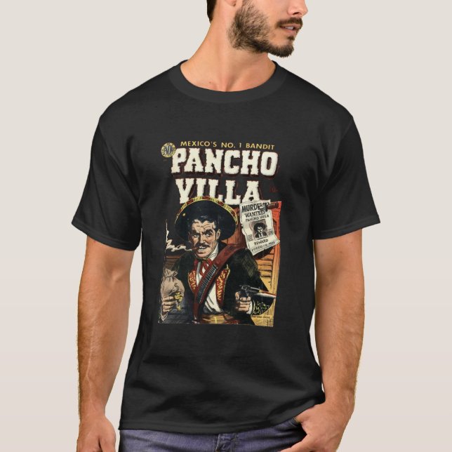 Camiseta esencial de Pancho Villa Comic (Anverso)