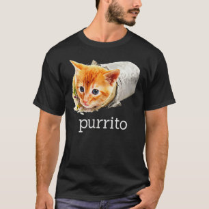 Camiseta Esencial de purrito de gato kitty burrito de piun