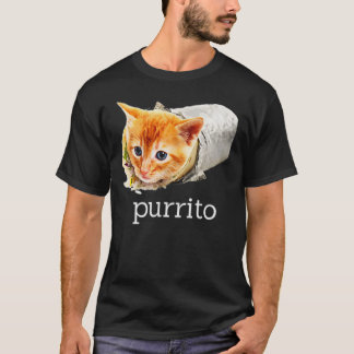 Camiseta Esencial de purrito de gato kitty burrito de piun