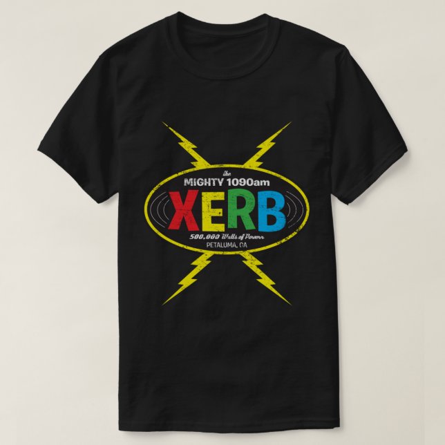Camiseta esencial de Radio XERB (Diseño del anverso)