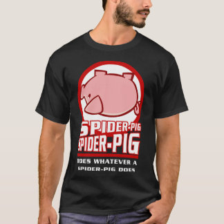 Camiseta esencial de Spider-Pig
