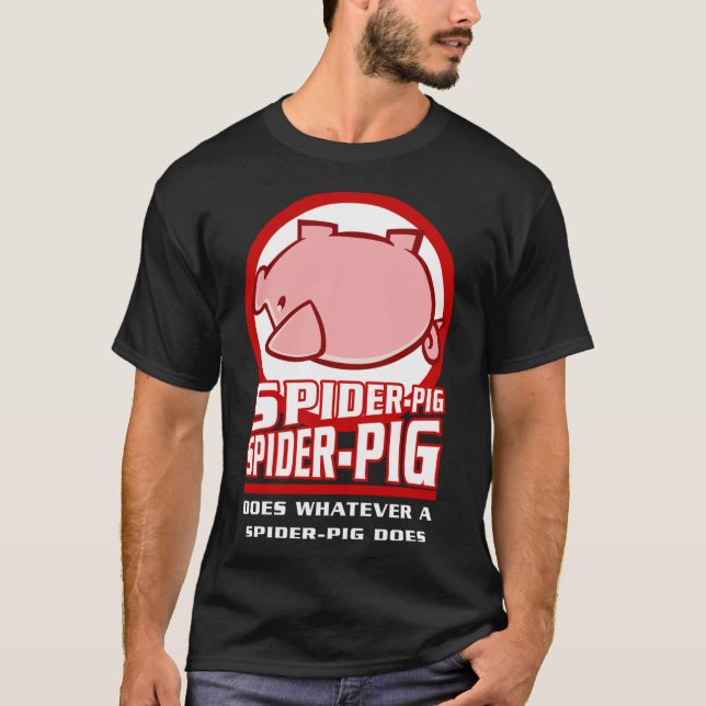 Camiseta esencial de Spider-Pig (Anverso)