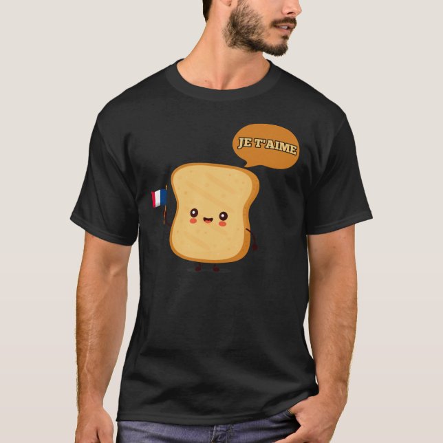 Camiseta esencial de tostada francesa (Anverso)