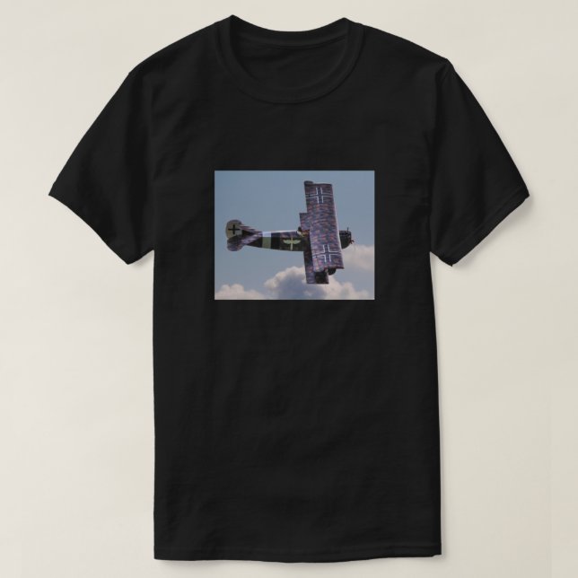 Camiseta Esencial de vuelo Fokker D VII de 1917 (Diseño del anverso)