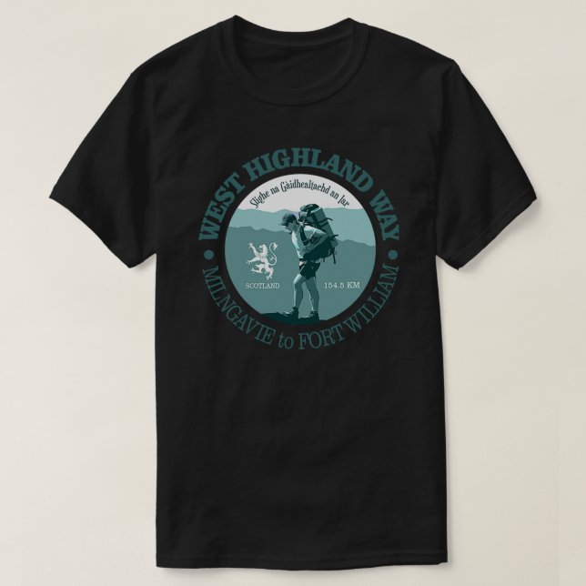 Camiseta esencial de West Highland Way (Diseño del anverso)