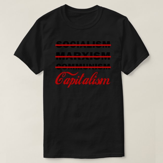 Camiseta esencial del capitalismo (Diseño del anverso)