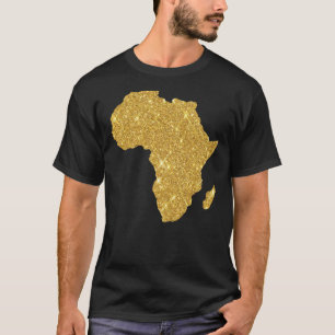 Camiseta esencial del Mapa de Oro de África