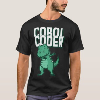 Camiseta esencial del programador de dinosaurios C
