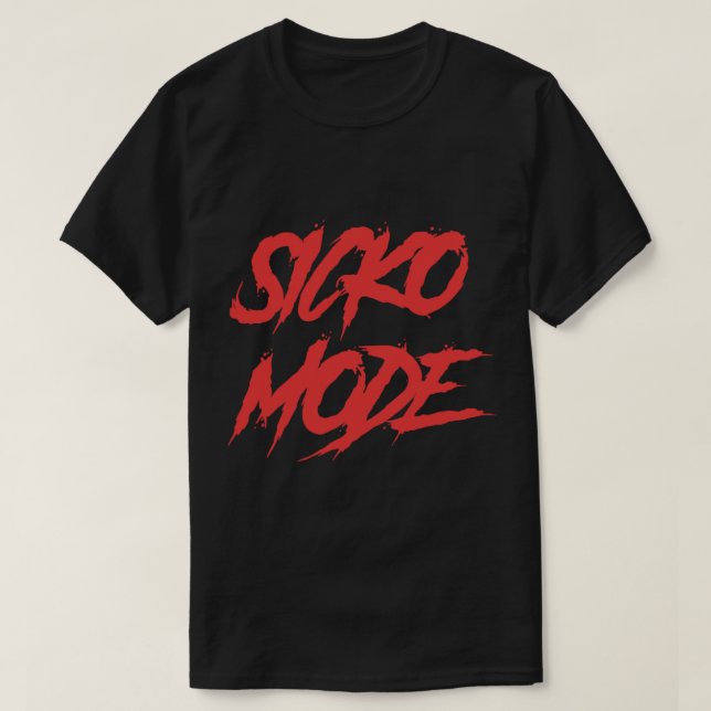 Camiseta esencial en modo Sicko (Diseño del anverso)