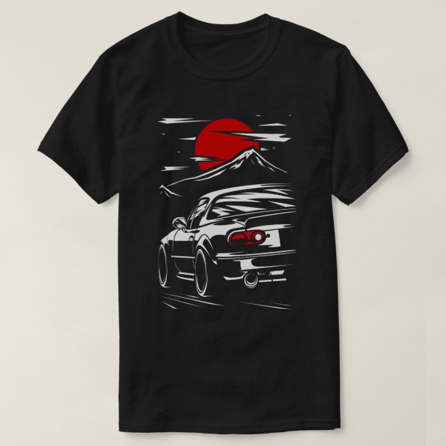 Camiseta esencial Mazda MX-5 Miata (Diseño del anverso)