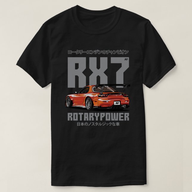 Camiseta esencial Mazda RX7 (Diseño del anverso)