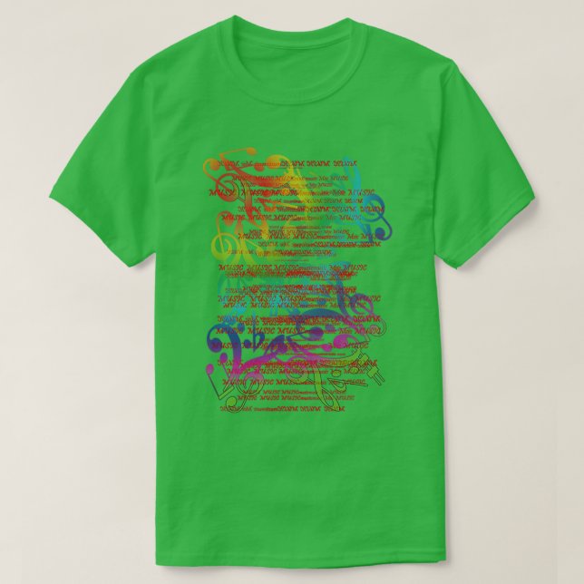 Camiseta Esencial musical (Diseño del anverso)