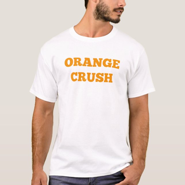 Camiseta esencial para aplastar al naranja (Anverso)