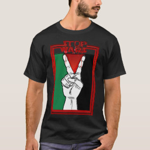 Camiseta esencial para detener las guerras en Pale