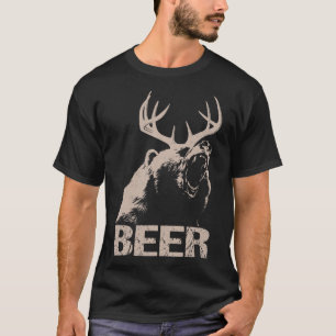 Camiseta esencial para el oso de cerveza