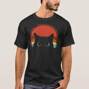 Camiseta esencial para la cosecha del gato negro q