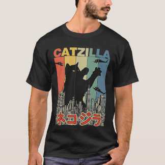 Camiseta esencial para la cosecha japonesa Catzill