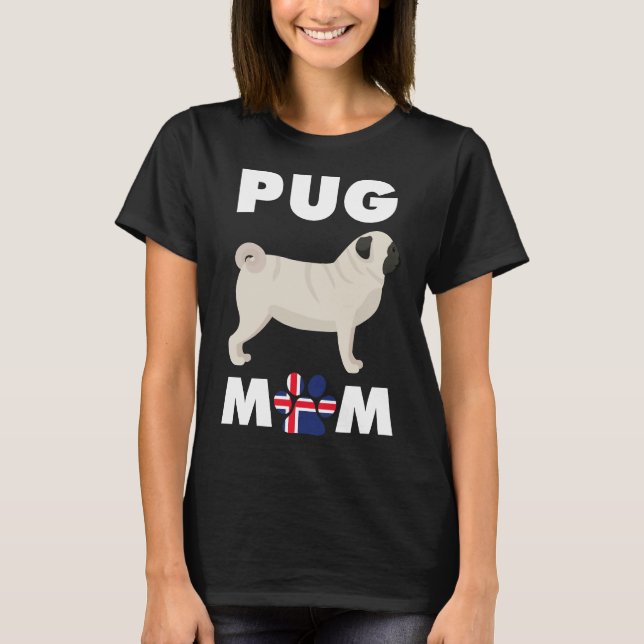 Camiseta esencial para la madre de perro islandesa (Anverso)