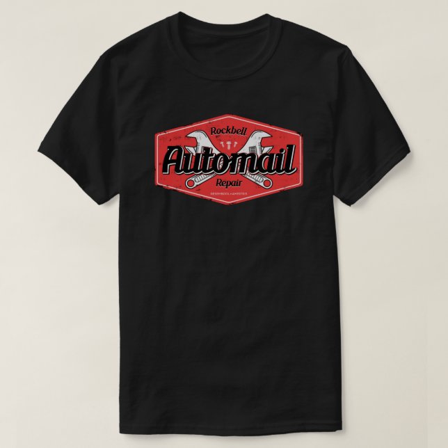 Camiseta esencial para la reparación del automóvil (Diseño del anverso)