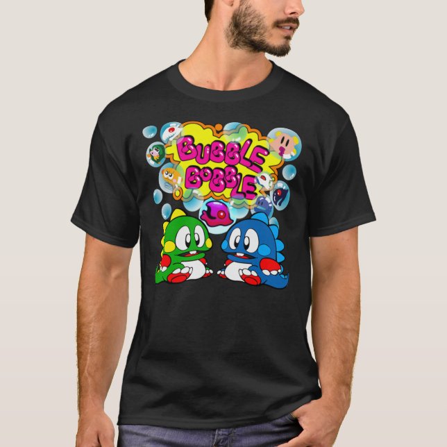 Camiseta esencial retro de burbuja (Anverso)