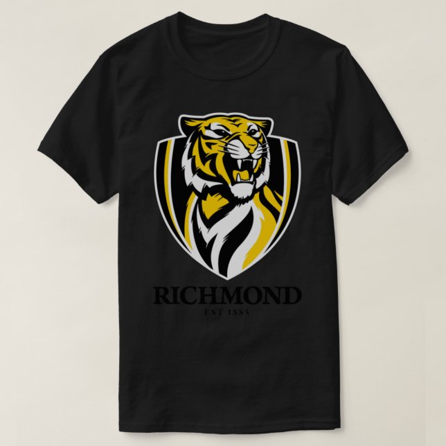 camiseta esencial tigers-richmond (Diseño del anverso)