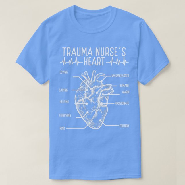 Camiseta Esenciales de Enfermería de Trauma de Enfermeras d (Diseño del anverso)