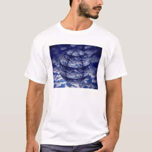 Camiseta Esfera 3D de nube abstracta