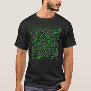 Camiseta Esfera binaria Codificación nativa Programación de