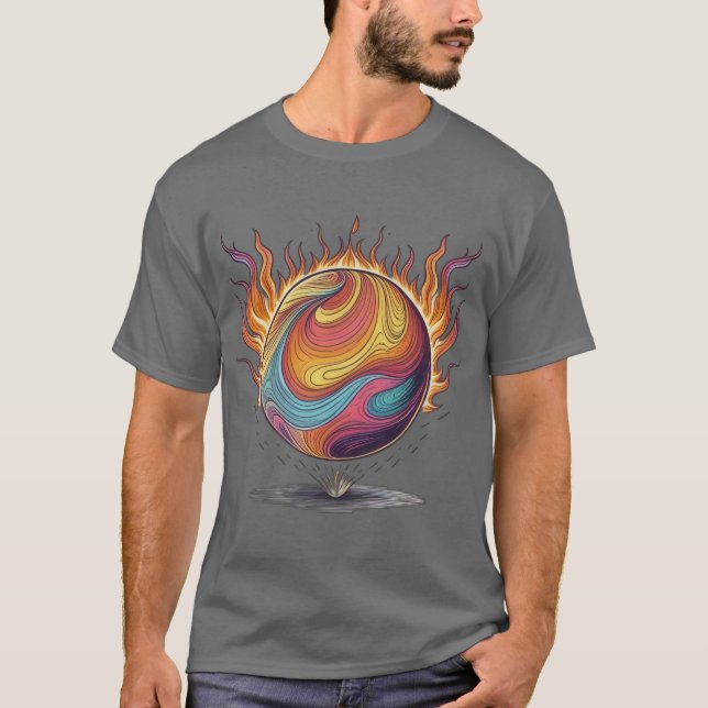 Camiseta Esfera Ethereal Blaze (Anverso)