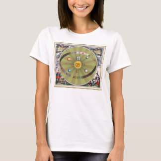 Camiseta Esferas celestiales antiguas: Sun y planetas
